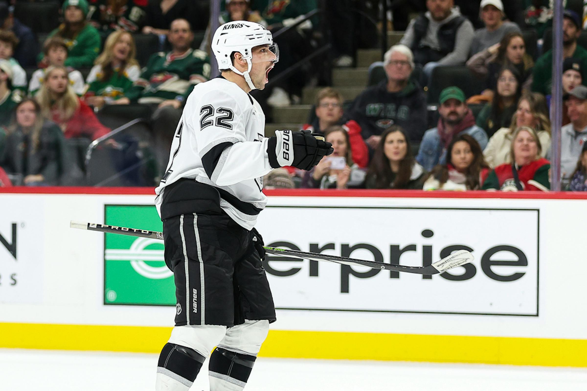 Former teammate Kevin Fiala, Kings cool Wild’s hot start with 5-1 victory; Kirill Kaprizov struck in face by puck