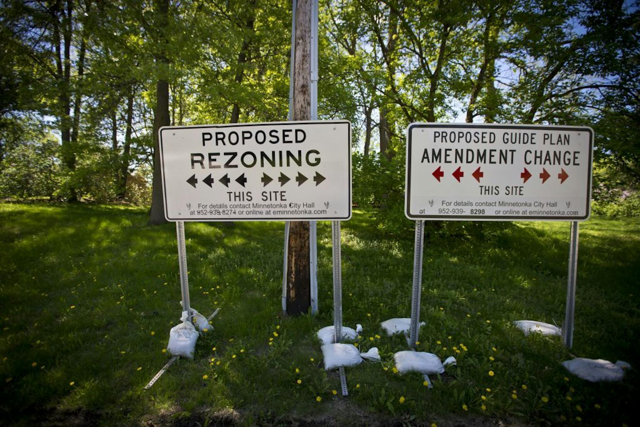 15417 Highwood Drive, a proposed project that will take out four houses and three commercial properties to build medical building. Photographed on Friday, May 31, 2013, Minnetonka, Minn.