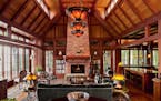AIA home of the month - Arts and Crafts inspired retreat on a bluff overlooking Lake Superior in Bayfield by TEA2 Architects. Credit TEA2 Architects..