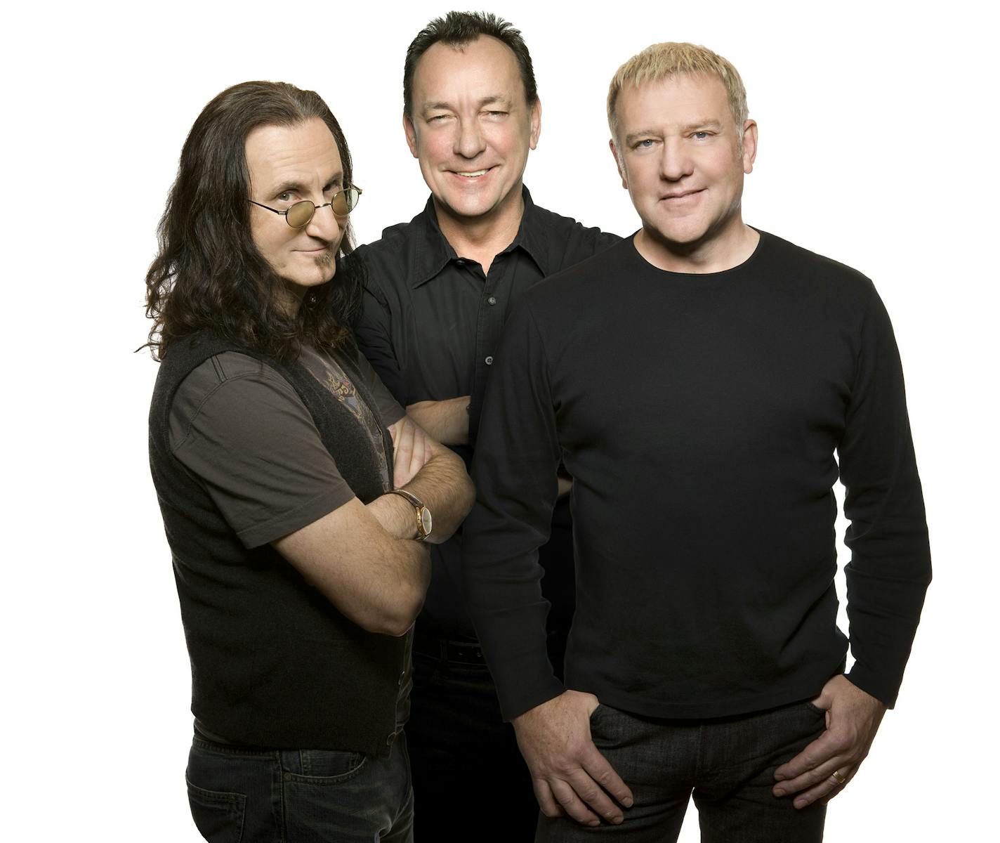 photo by Andrew MacNaughtan The band Rush.