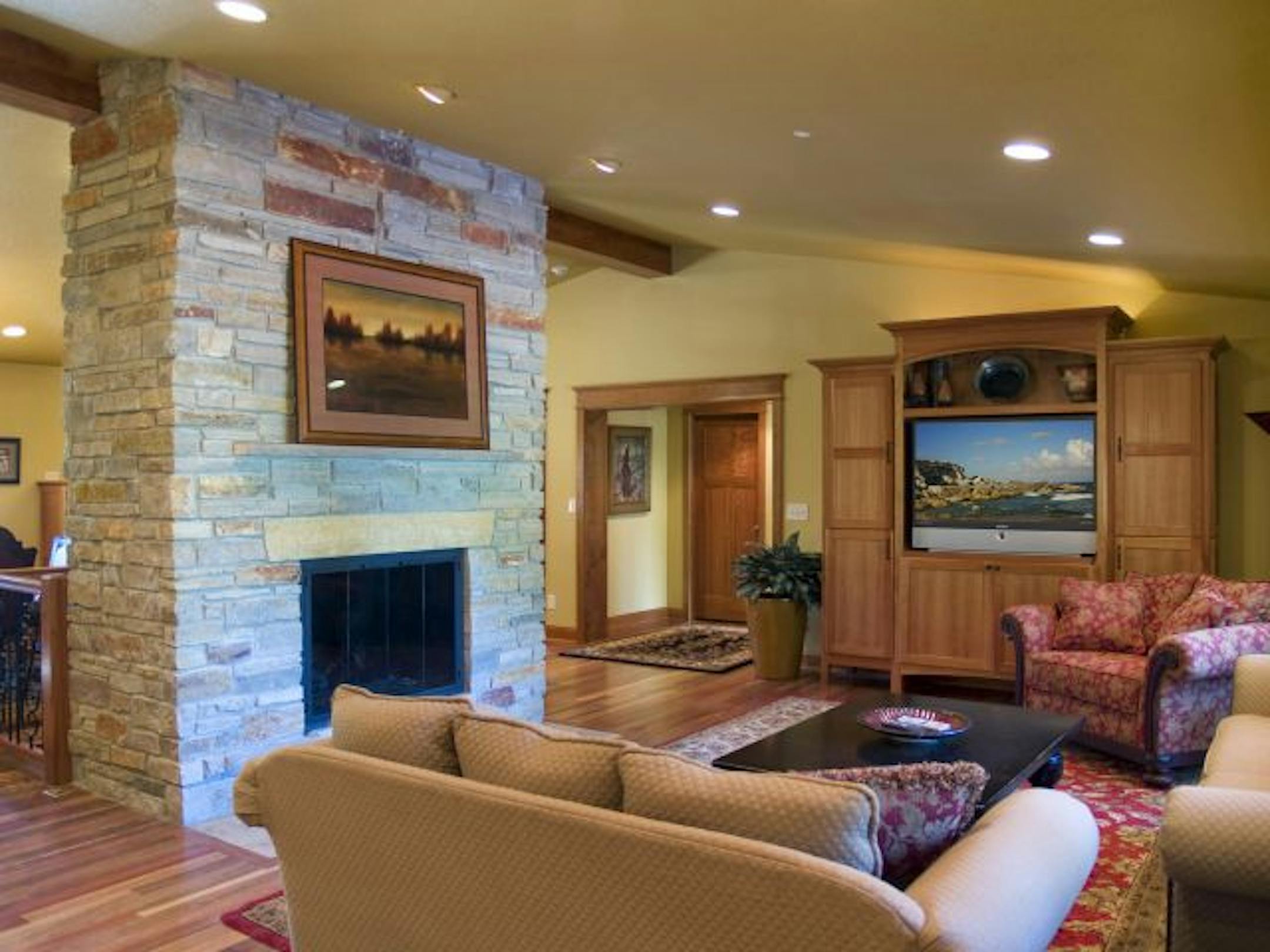 Interior living room of the house of the late Leon Snyder.