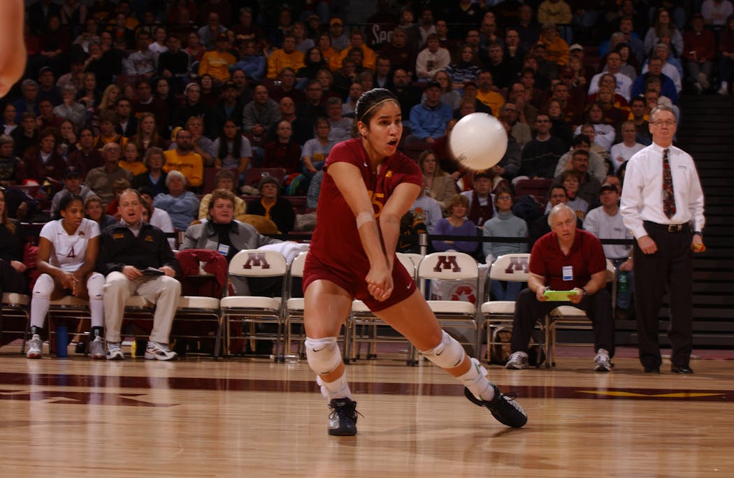 Paula Gentil helped the Gophers win their first Big Ten title in 2002.