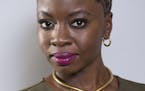 In this Jan. 30, 2018 file photo, Danai Gurira poses for a portrait at the "Black Panther" press junket at the Montage Beverly Hills in Beverly Hills,