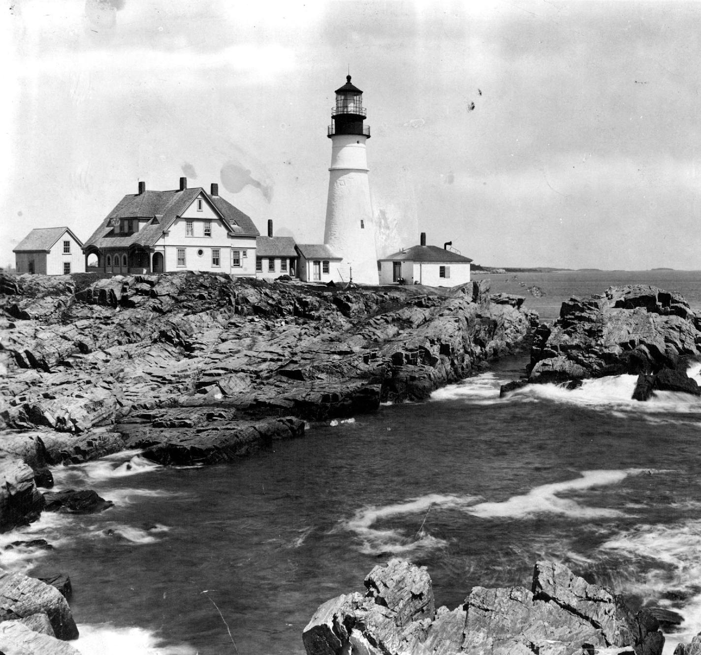 July 4, 1965 Lighthouse on coast of maine Rock vs. water is ceaseless struggle. June 28, 1925 Minneapolis Star Journal