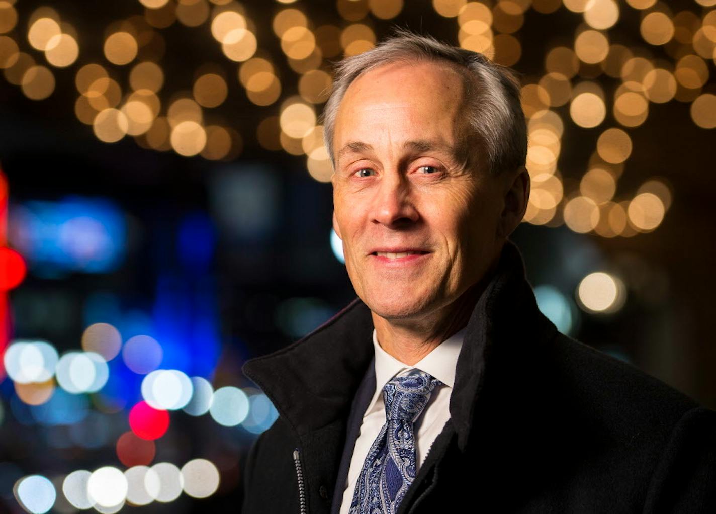 Tom Hoch stands outside the State Theatre in Minneapolis, MN on Jan. 5, 2016.