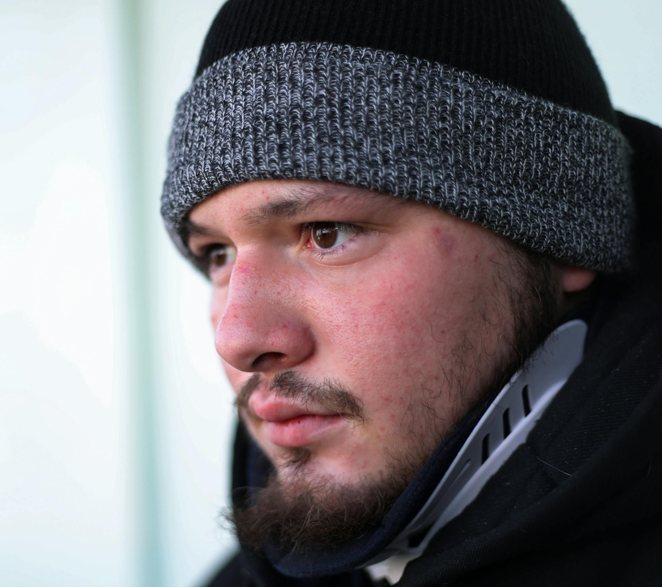 "Honestly, I would be okay if they never catch the guy. Maybe he just needed to get food for his family," said Jason Gatrell, who was shot by a robber at the gas station where he was working on Thanksgiving. Gatrell was photographed at his home on Saturday, December 23, 2017. ] Shari L. Gross &#xef; shari.gross@startribune.com A St. Paul gas station employee shot in the neck on Thanksgiving is just beginning to eat on his own again as friends try to raise money for his medical bills. Jason Gatre