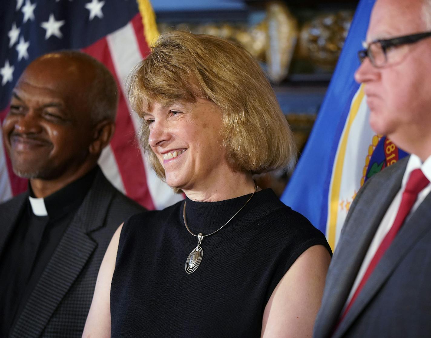 Jodi Harpstead is announced as the new Commissioner of DHS by Gov. Tim Walz. ] LEILA NAVIDI &#x2022; leila.navidi@startribune.com BACKGROUND INFORMATION: Jodi Harpstead, the president and CEO of Lutheran Social Services, is announced as the new Commissioner of the Department of Human Services (DHS) during a press conference at the Capitol in St. Paul on Monday, August 12, 2019.