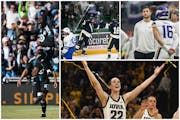 March is here and with it a slew of storylines for Minnesota sports fans to follow, including (clockwise from left) a strong start from Minnesota Unit