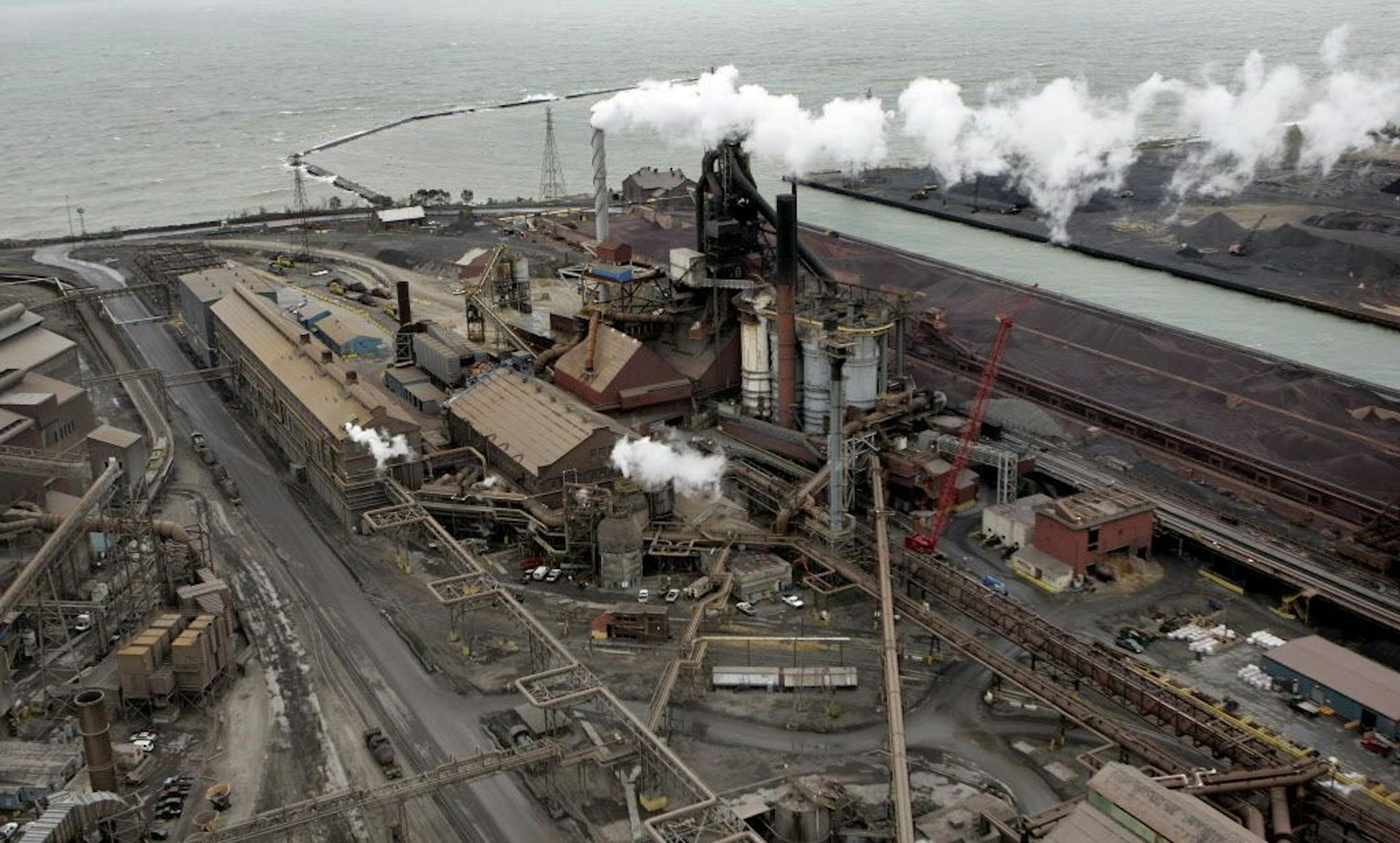 U.S. Steel said it will reopen a blast furnace in Granite City, IL., recalling 500 workers, after President Donald Trump announced a 25 percent tariff on steel imports. Pictured is the US Steel plant in Gary, Ind., in a 2007 file image.