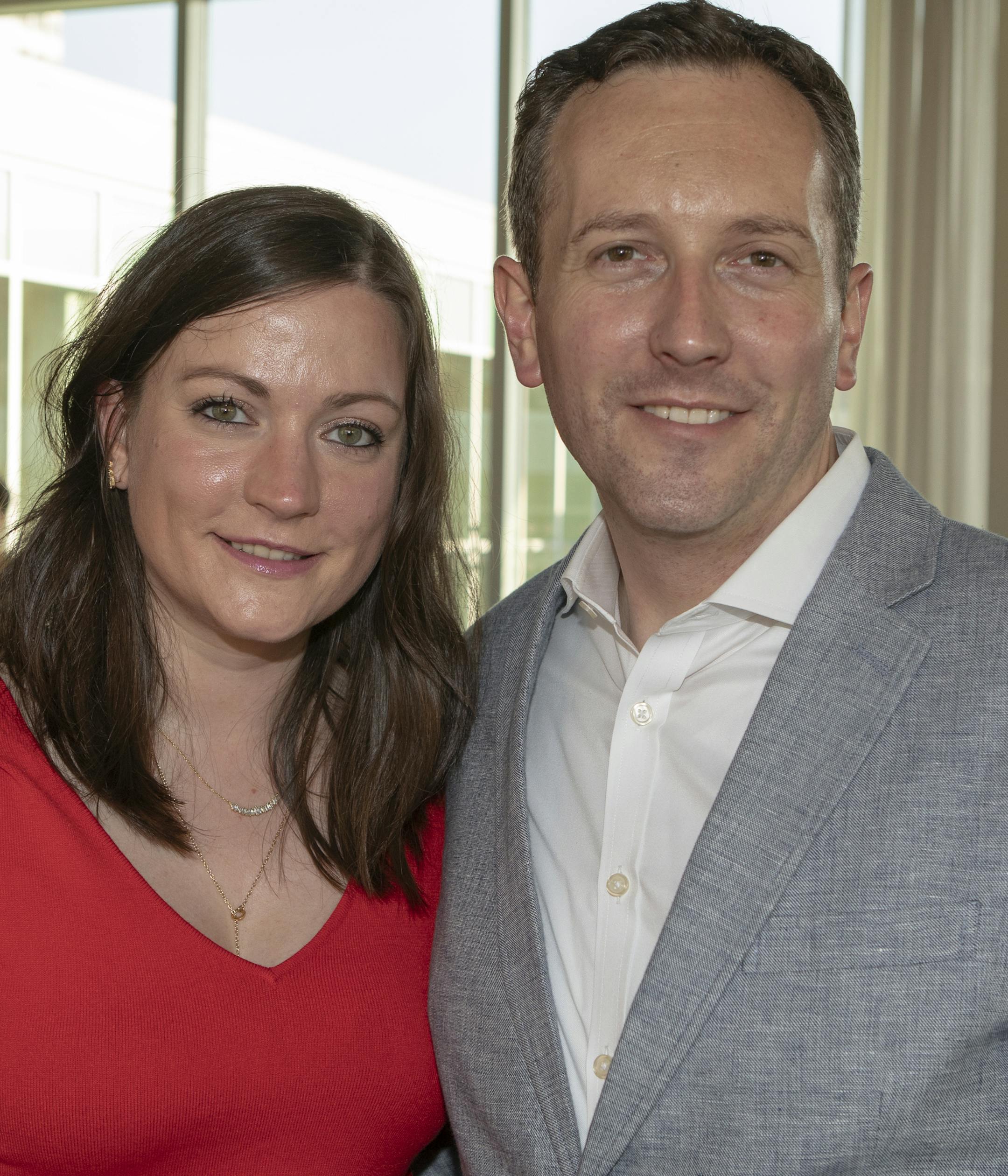 Valerie Belair and Colin Agur at Art on the Rooftop: a Party to Benefit Northern Spark. [ Special to Star Tribune, photo by Matt Blewett, Matte B Photography, matt@mattebphoto.com, Le Meridian Hotel, Art on the Rooftop: a Party to Benefit Northern Spark, Minneapolis, 1006268718 FACE070118