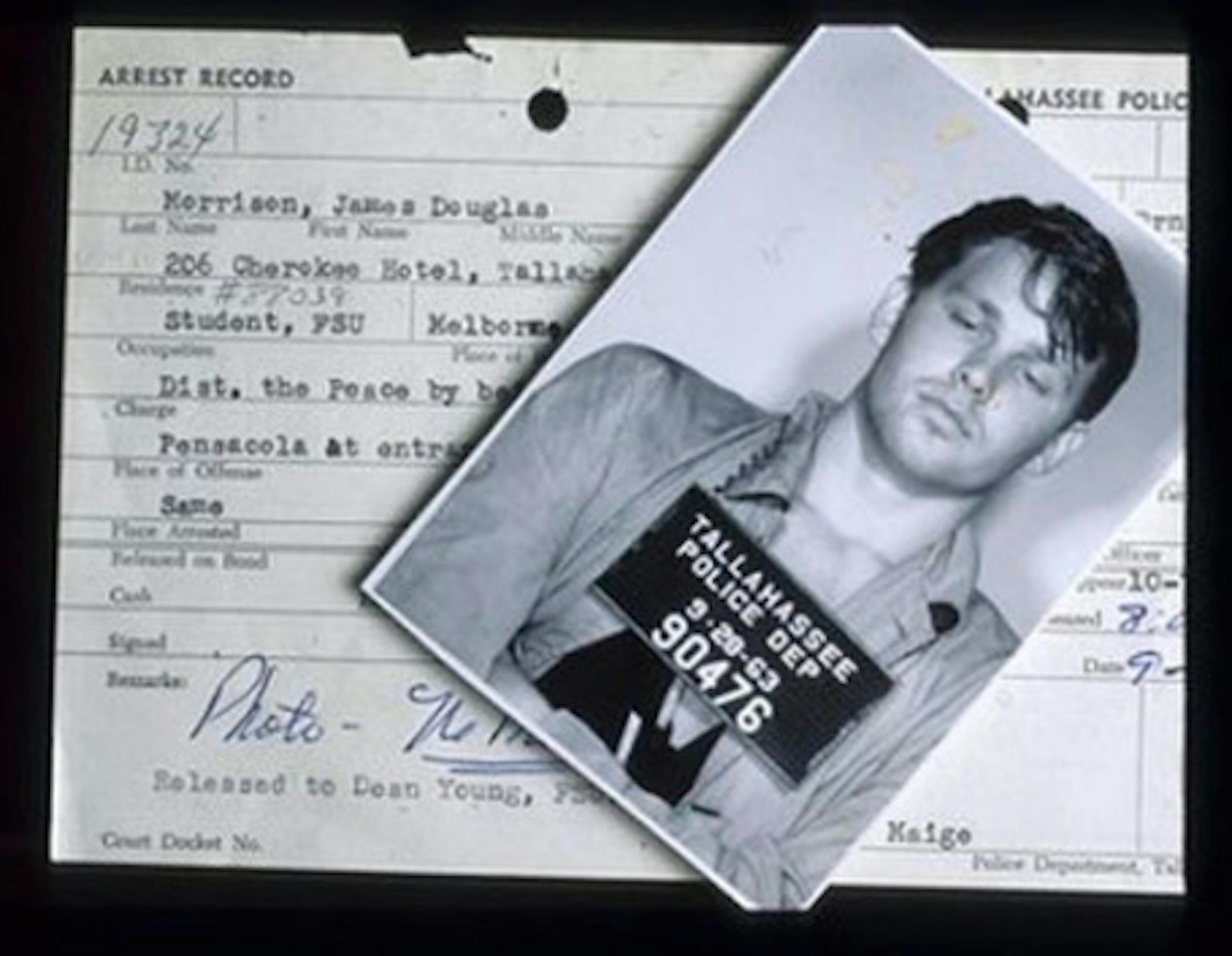 Morrison's first arrest in 1963