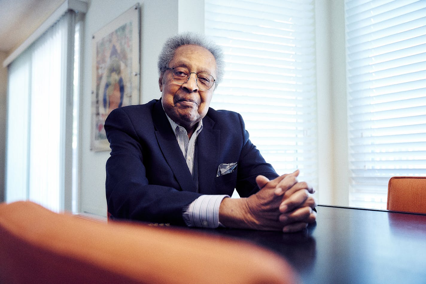 Clarence Jones, now 92, was a lawyer, friend and speechwriter to Martin Luther King Jr. MUST CREDIT: Photo for The Washington Post photo by Demetrius Philp