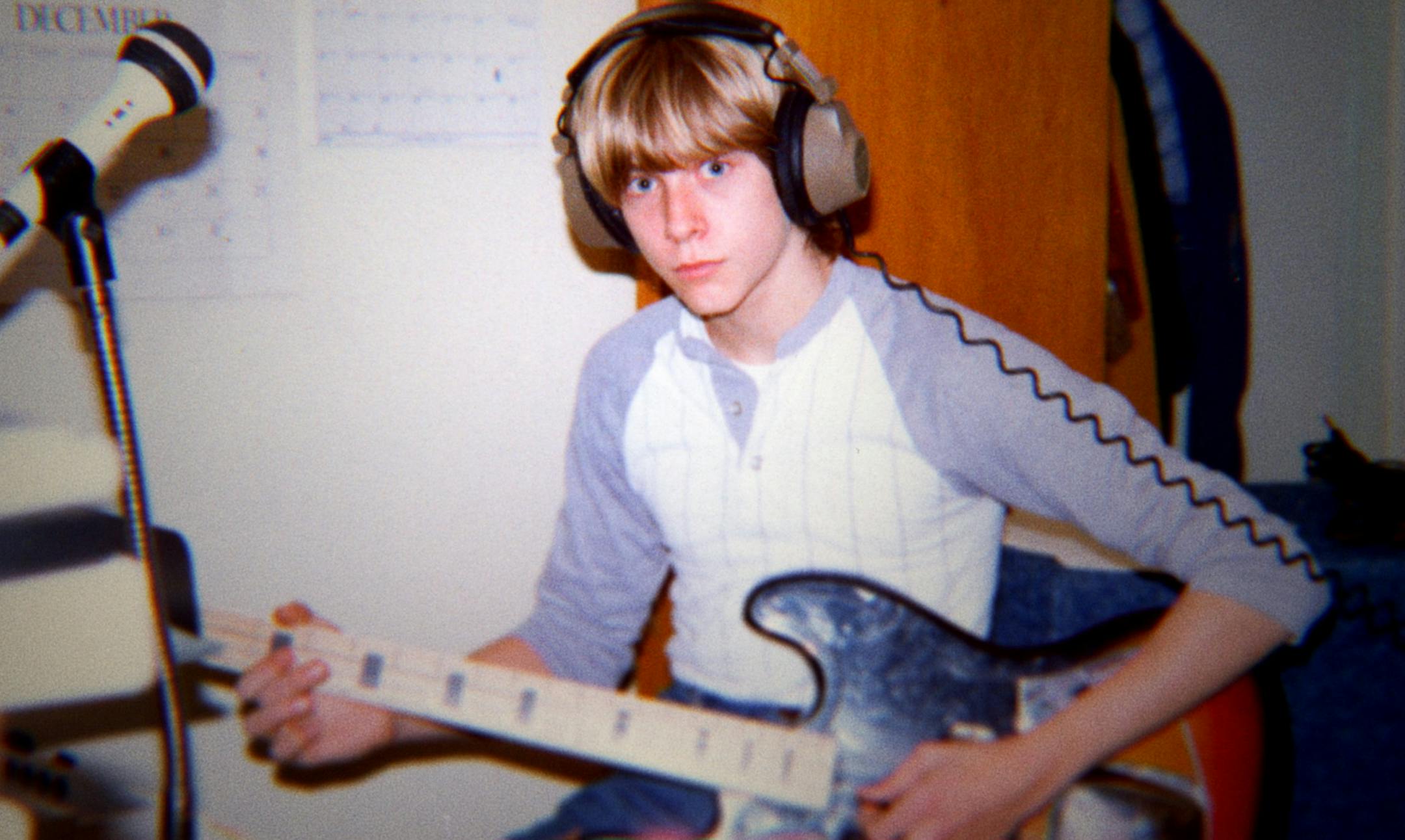 Young Kurt Cobain in "Kurt Cobain: Montage of Heck"