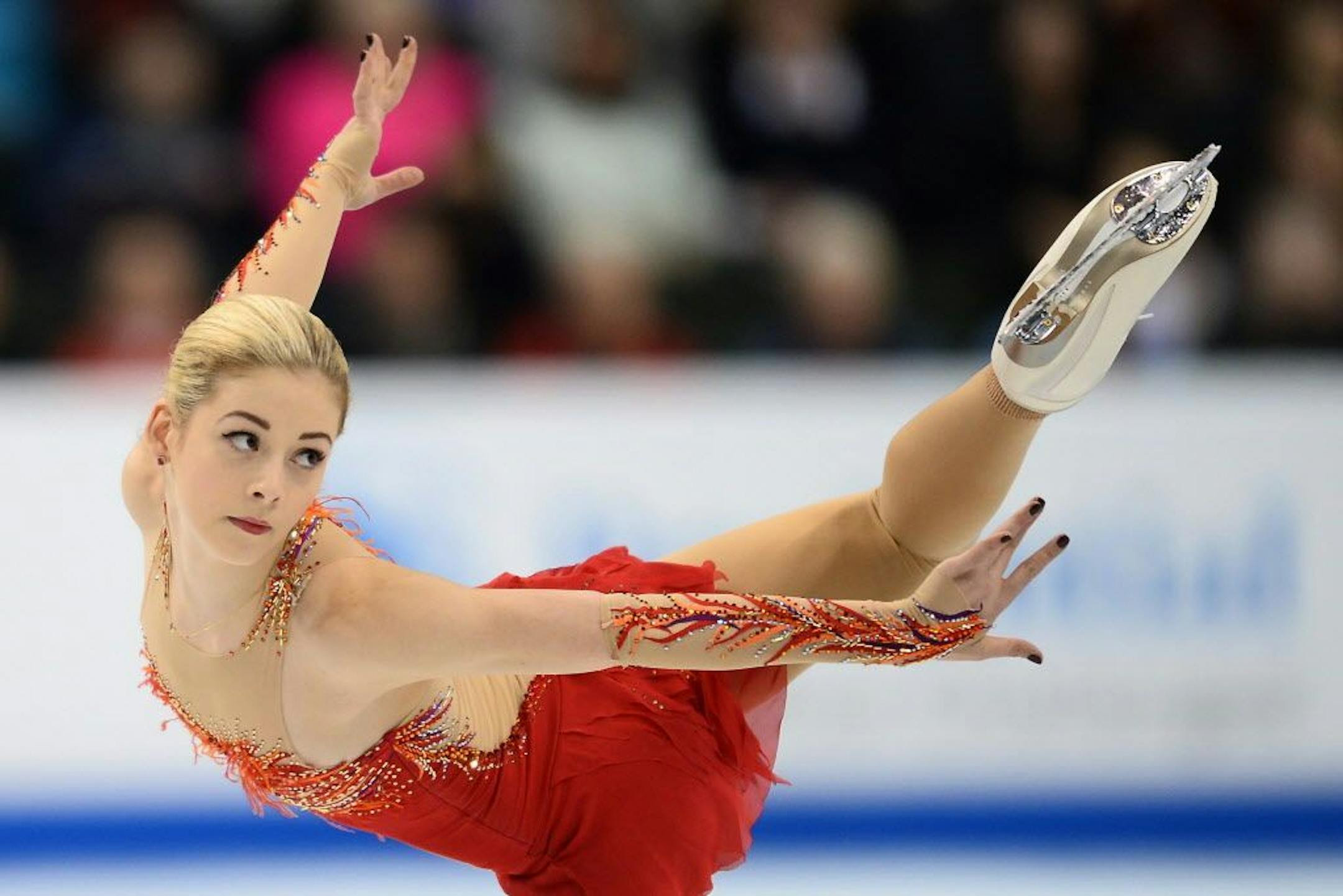 Gracie Gold competed in the Championship Ladies Free Skate Program of the 2016 Prudential U.S. Figure Skating Championships at Xcel Energy Center in St. Paul.