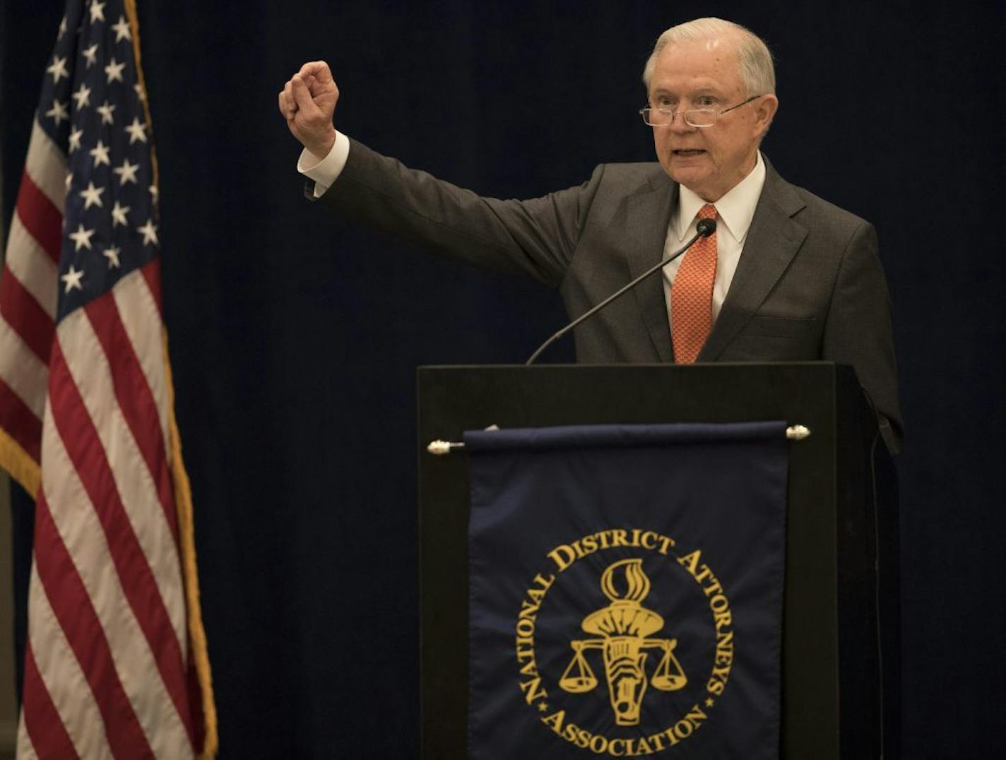 Attorney General Jeff Sessions addressed the summer meeting of the nation's district attorneys from around the country at the Hilton July, 17 2017 Minneapolis, MN.