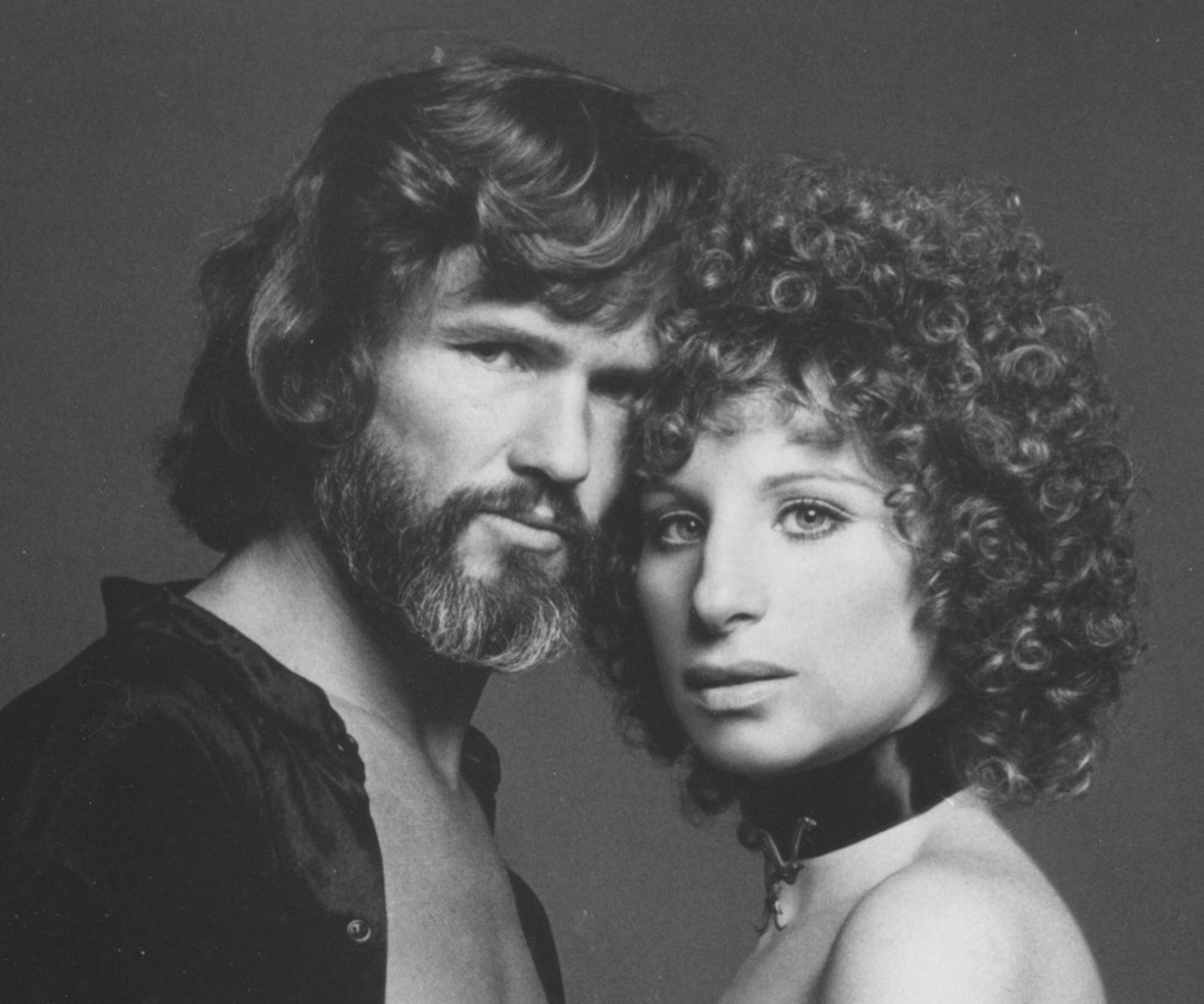 warner bros. file Kris Kristofferson and Barbra Streisand in "a star is born" 1976