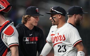 The Twins' Royce Lewis (23) is back in the lineup after a stay on the injury list.