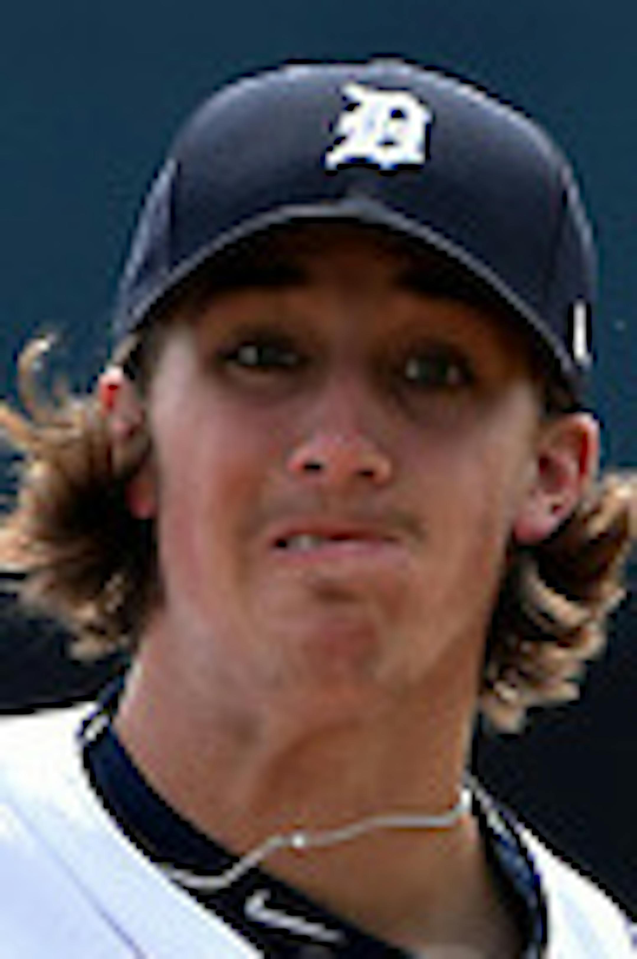 Detroit Tigers Zac Reininger (79) during a minor league spring training game against the Washington Nationals on March 22, 2015 at Tiger Town in Lakeland, Florida. (Mike Janes/Four Seam Images)