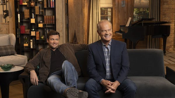 Jack Cutmore-Scott and Kelsey Grammer.