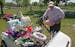 Stolen flowers is one problem at cemeteries. Another is excessive clutter. On Wednesday, manager Dan Kantar of Mound Cemetery in Brooklyn Center made 