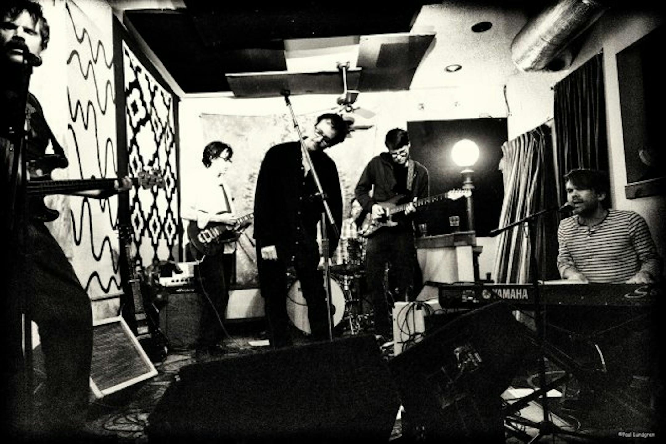 Matt Wilson, center, with the Twilight Hours at a "Black Beauty" preview gig in March. / Photo by Paul Lundgren