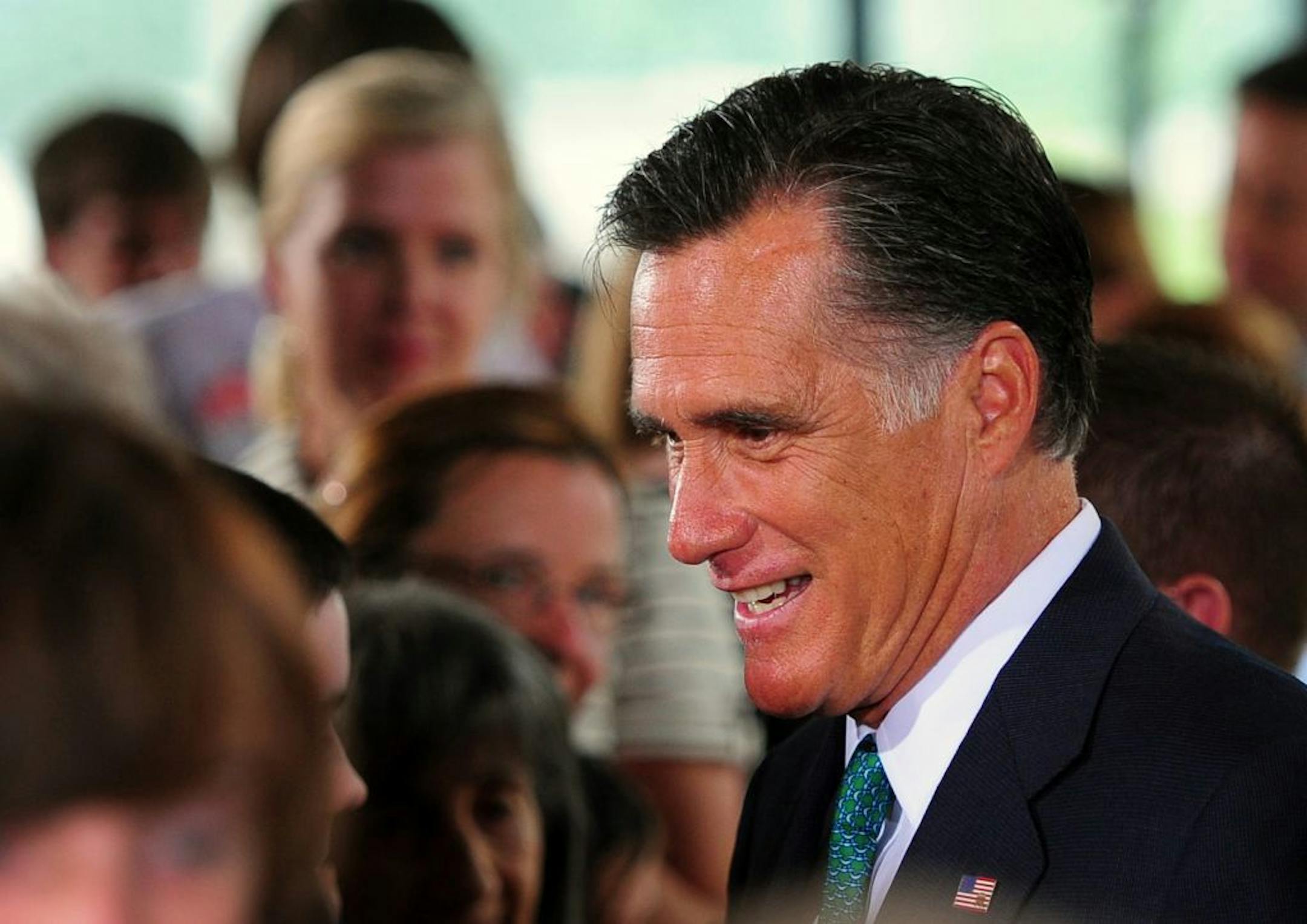 Republican presidential candidate Mitt Romney