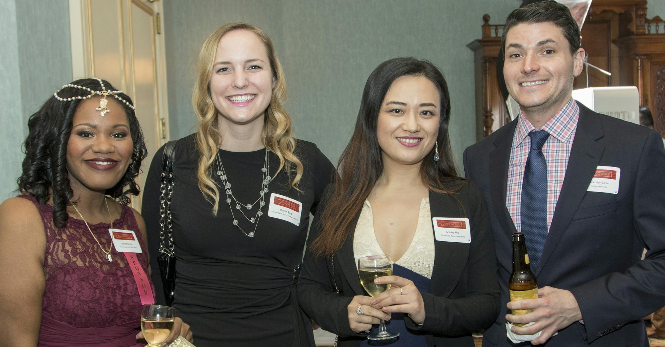 Lakeisha Lee, Kaitlin Berg, Shirley Hu and Brendon Liner.