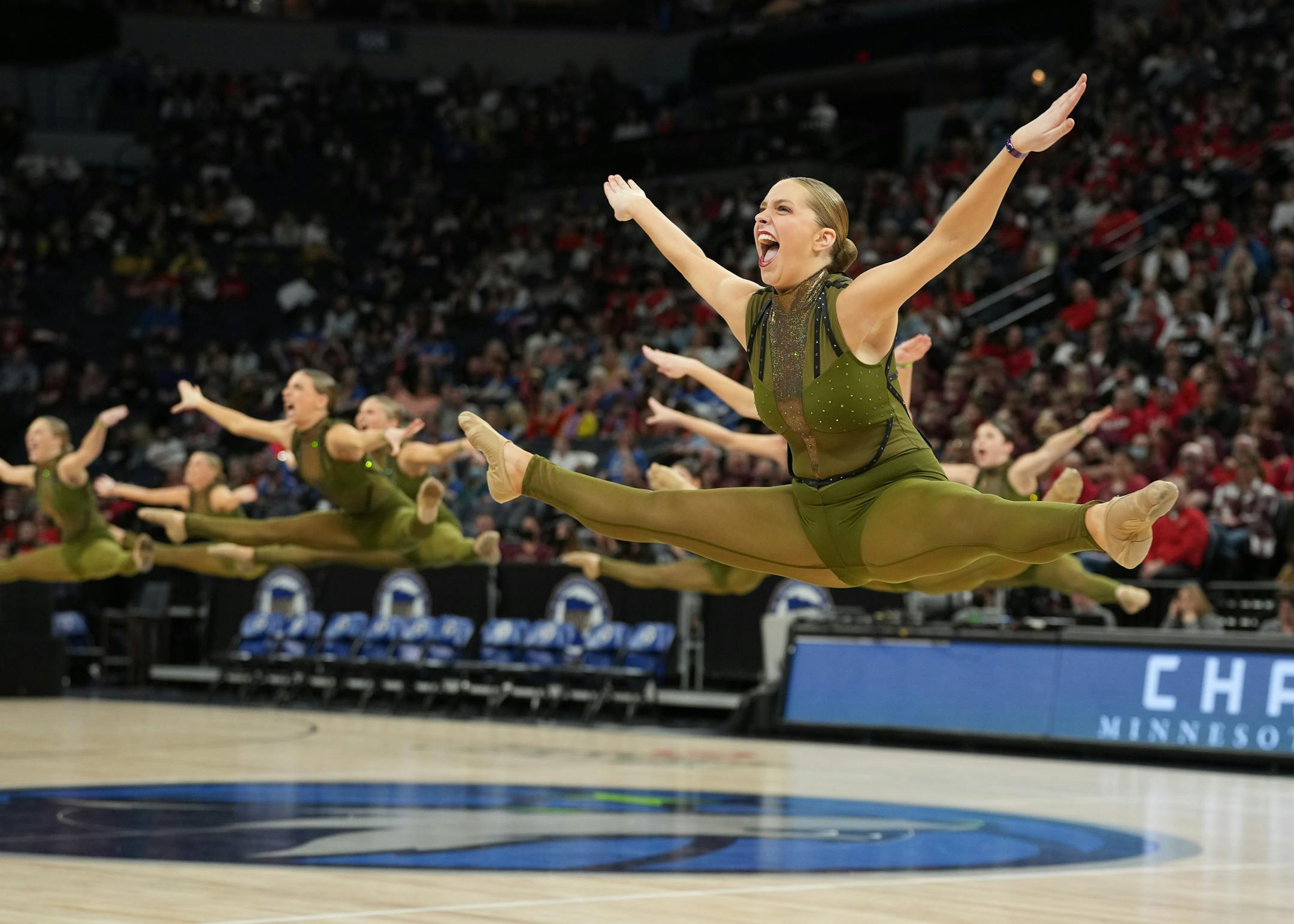 Lakeville North performs at the Class 3A MSHSL State High Kick Dance Tournament.