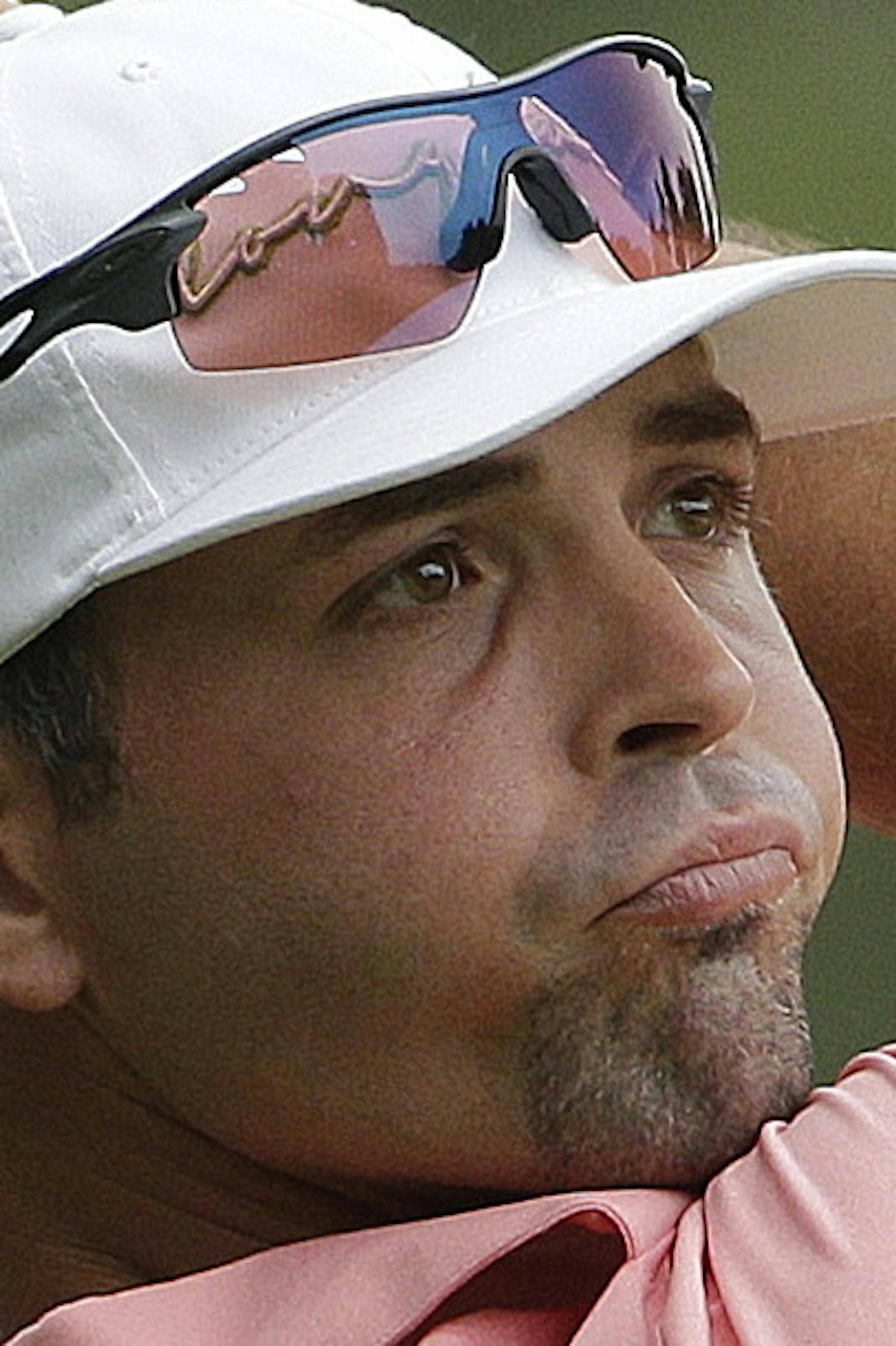 Clayton Rask watches his tee shot on the second hole during the first round of the U.S. Open golf tournament in Pinehurst, N.C., Thursday, June 12, 2014. (AP Photo/Chuck Burton) ORG XMIT: NCCC