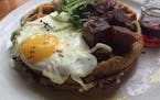 Amelia Rayno, Star Tribune
The savory waffle at the Birchwood Cafe.