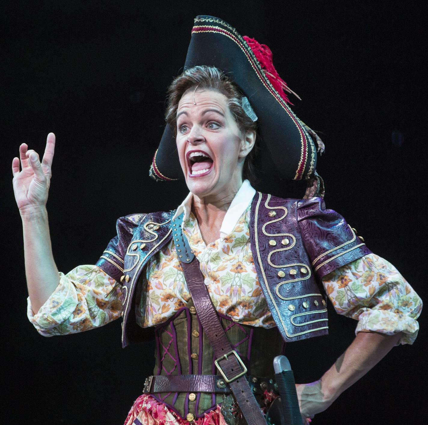 Kersten Rodau plays a raucous privateer in &#x201c;The Pirates of Penzance&#x201d; at Ordway Center.