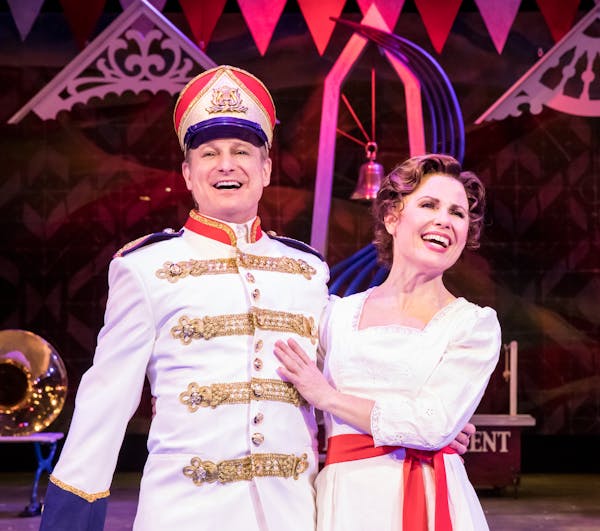 Michael Gruber and Ann Michels starred in “The Music Man” at Chanhassen Dinner Theatres.