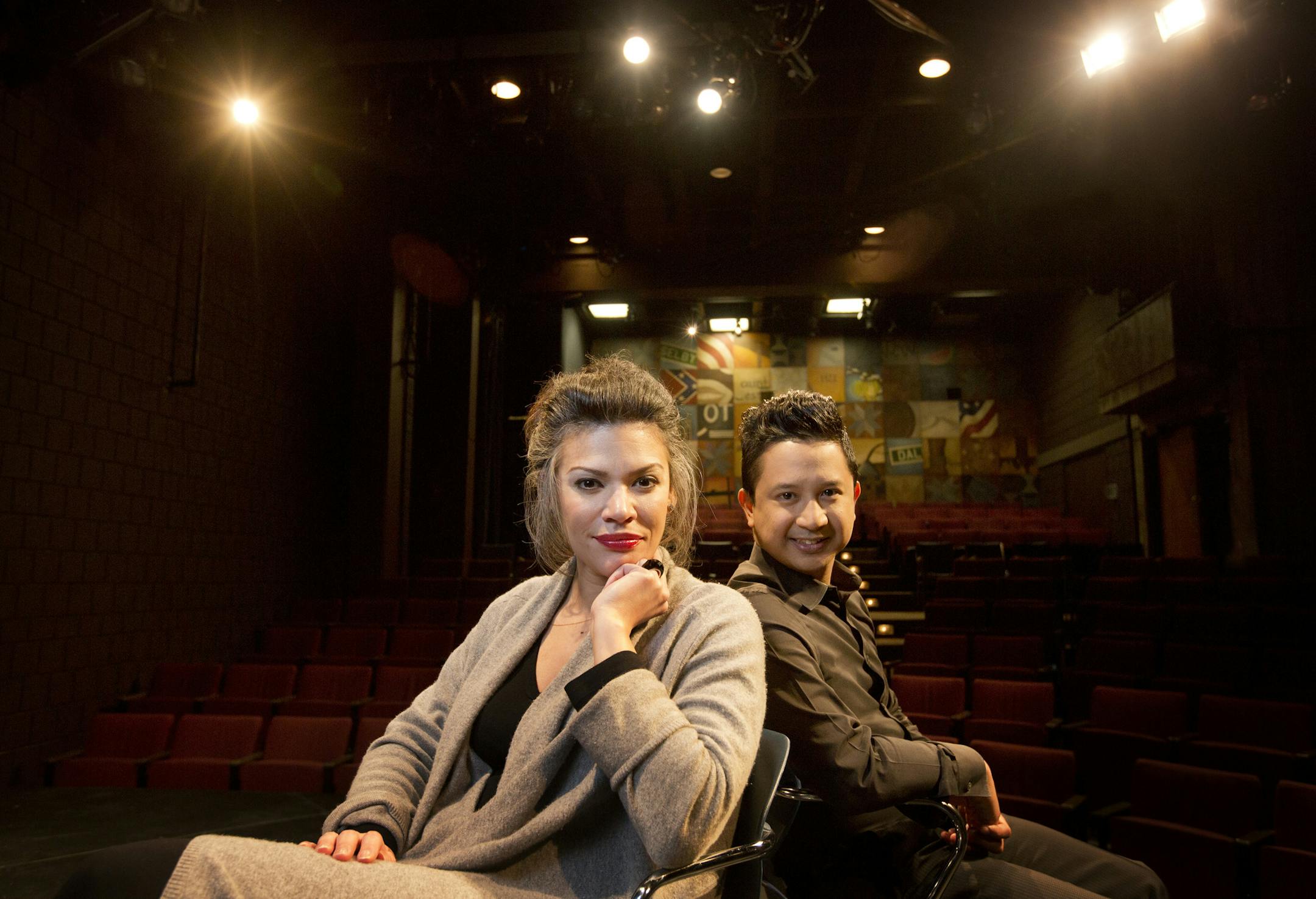 Sarah Bellamy and Randy Reyes, new leaders at the helm of two of the nation's most important ethnic-specific theaters. Bellamy has announced a female-centered season at Penumbra called "Womansong," even as she deepens the theater's educational and social justice thrusts. Reyes has also chosen his first season at Mu, one that has a new play, a classic from the Asian-American canon and a reimagined musical. ] BRIAN PETERSON &#x201a;&#xc4;&#xa2; brian.peterson@startribune.com St. Paul, MN 5/01/2014