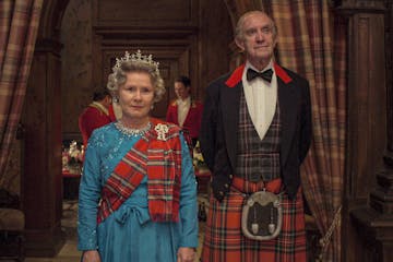 Unlike the rocky marriages of their children in Season 5 of “The Crown,” the relationship Queen Elizabeth II (Imelda Staunton) and Prince Philip (