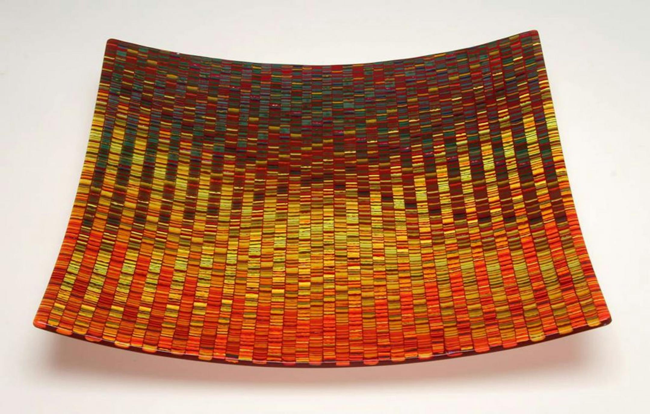 Provided photoFrom American Craft Council, Richard M. Parrish's fused glass tray.