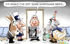 Sack cartoon: Obamacare