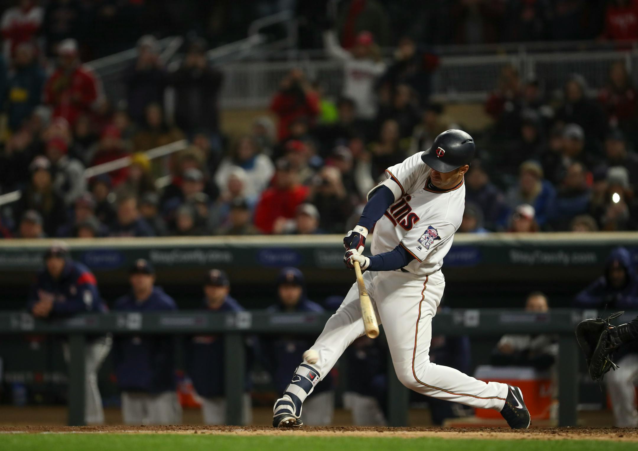 The Twins' Joe Mauer collected his 2,000th career hit this season.