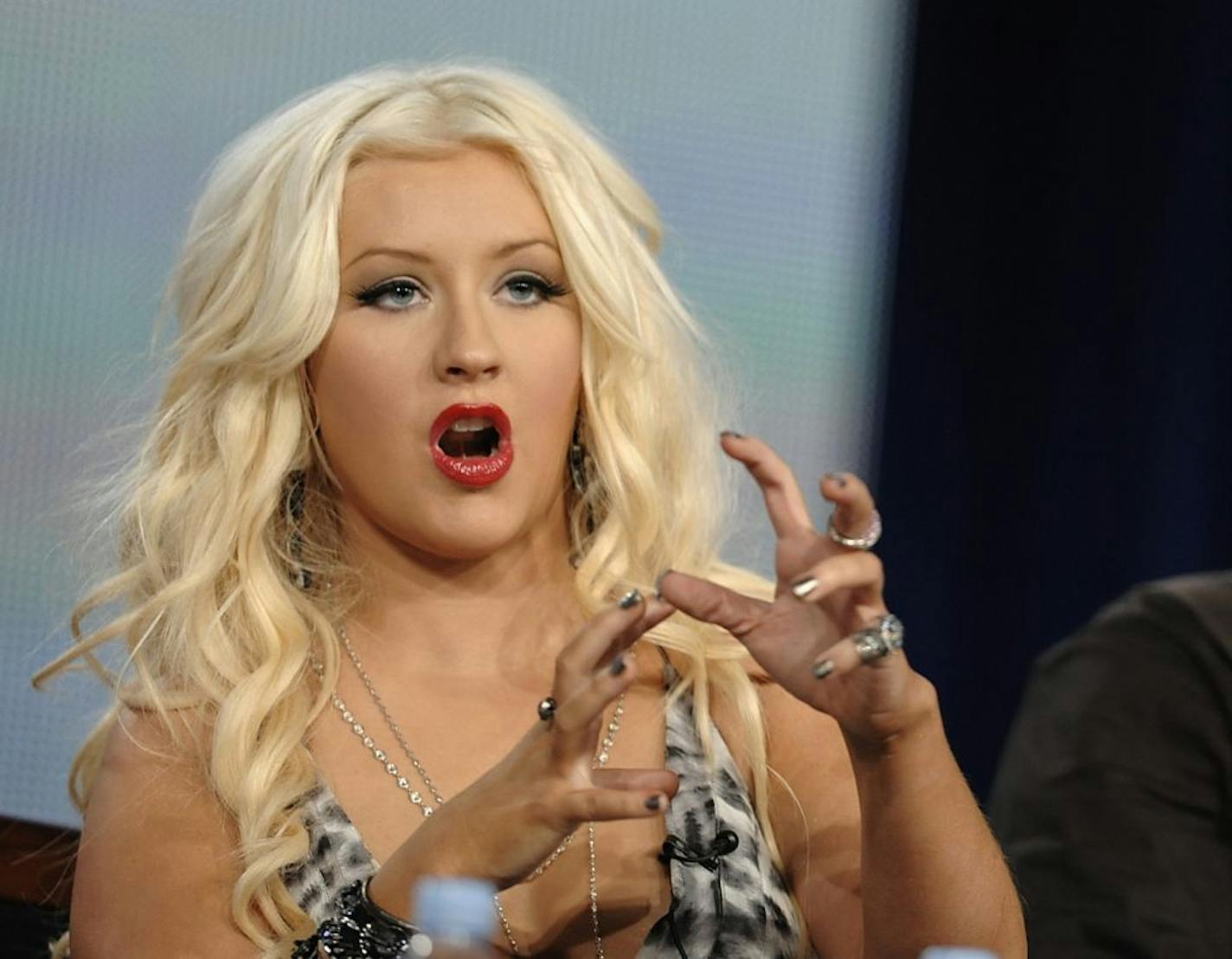 Christina Aguilera, a judge on "The Voice," says she's not interested in ridiculing contestants.