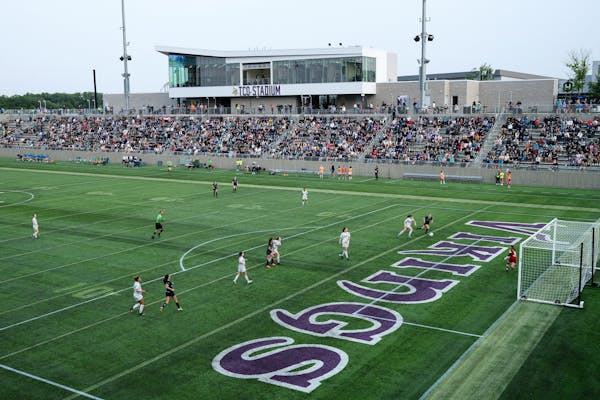 The Minnesota Aurora take on Rochester FC in their season opener Wednesday, May 24, 2023, at TCO Performance Center in Eagan, Minn.