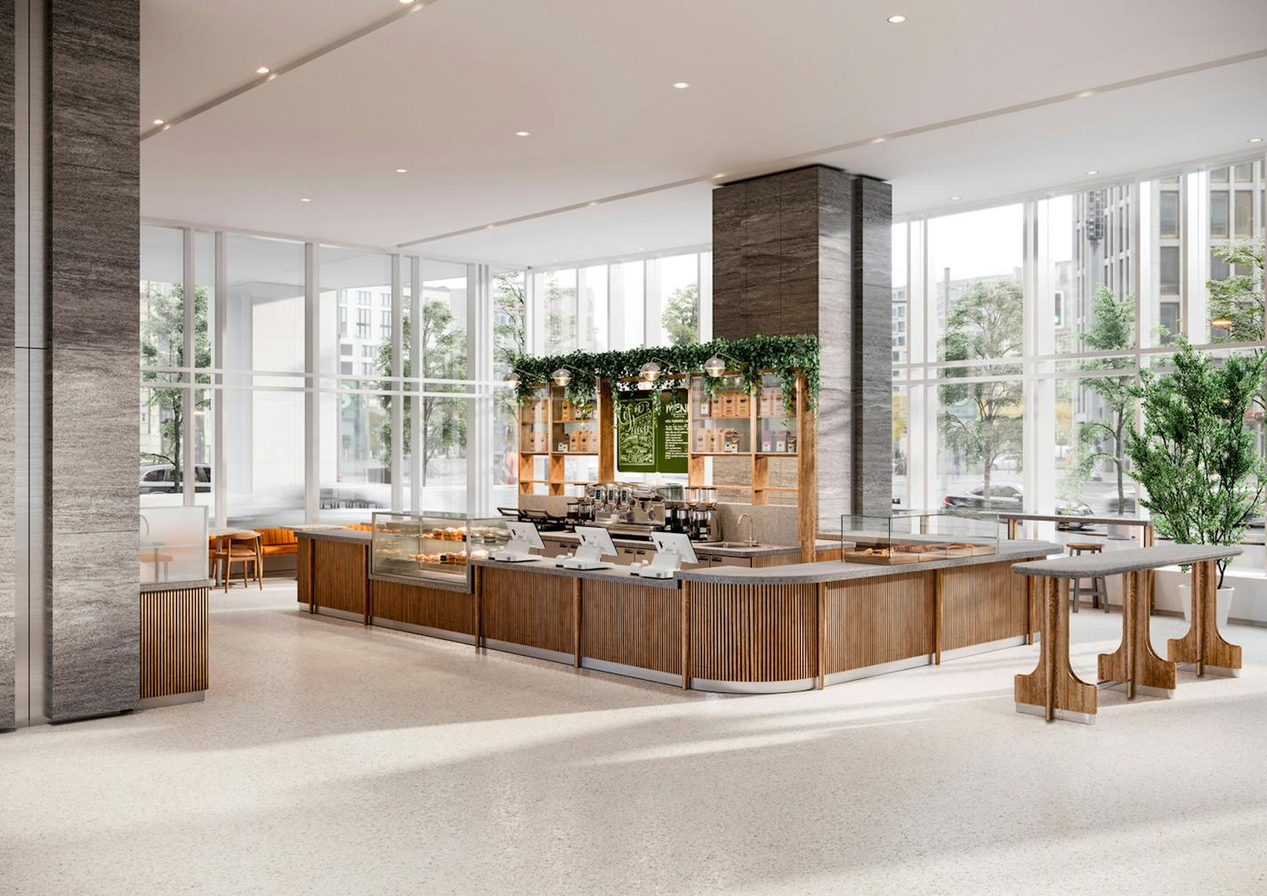 An artist's rendering of Socca Cafe in the new Four Seasons hotel in downtown Minneapolis.Provided by Four Seasons