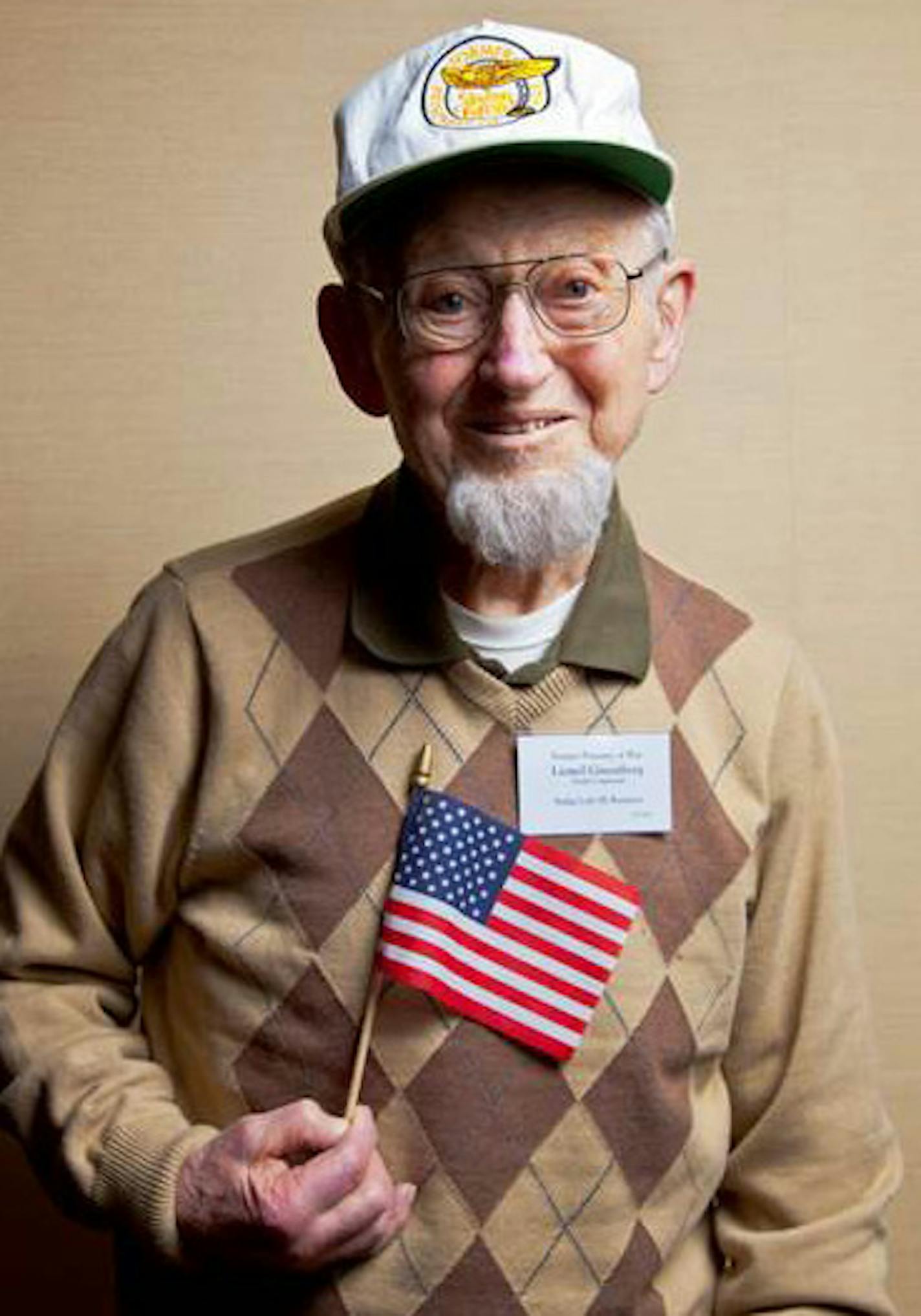 Lionel Greenberg, at a POW reunion in April in Washington, D.C. mandatory Credit: Frank Mullaney (make sure this is included)