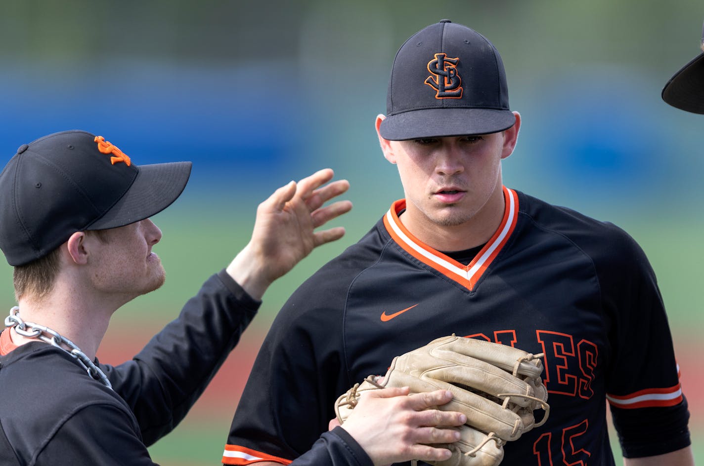 St. Louis Park pitcher/outfielder/first baseman Kristofer Hokenson (15) Monday, June 6, at the Hopkins High School in Minnetonka, Minn. ] CARLOS GONZALEZ • carlos.gonzalez@startribune.com