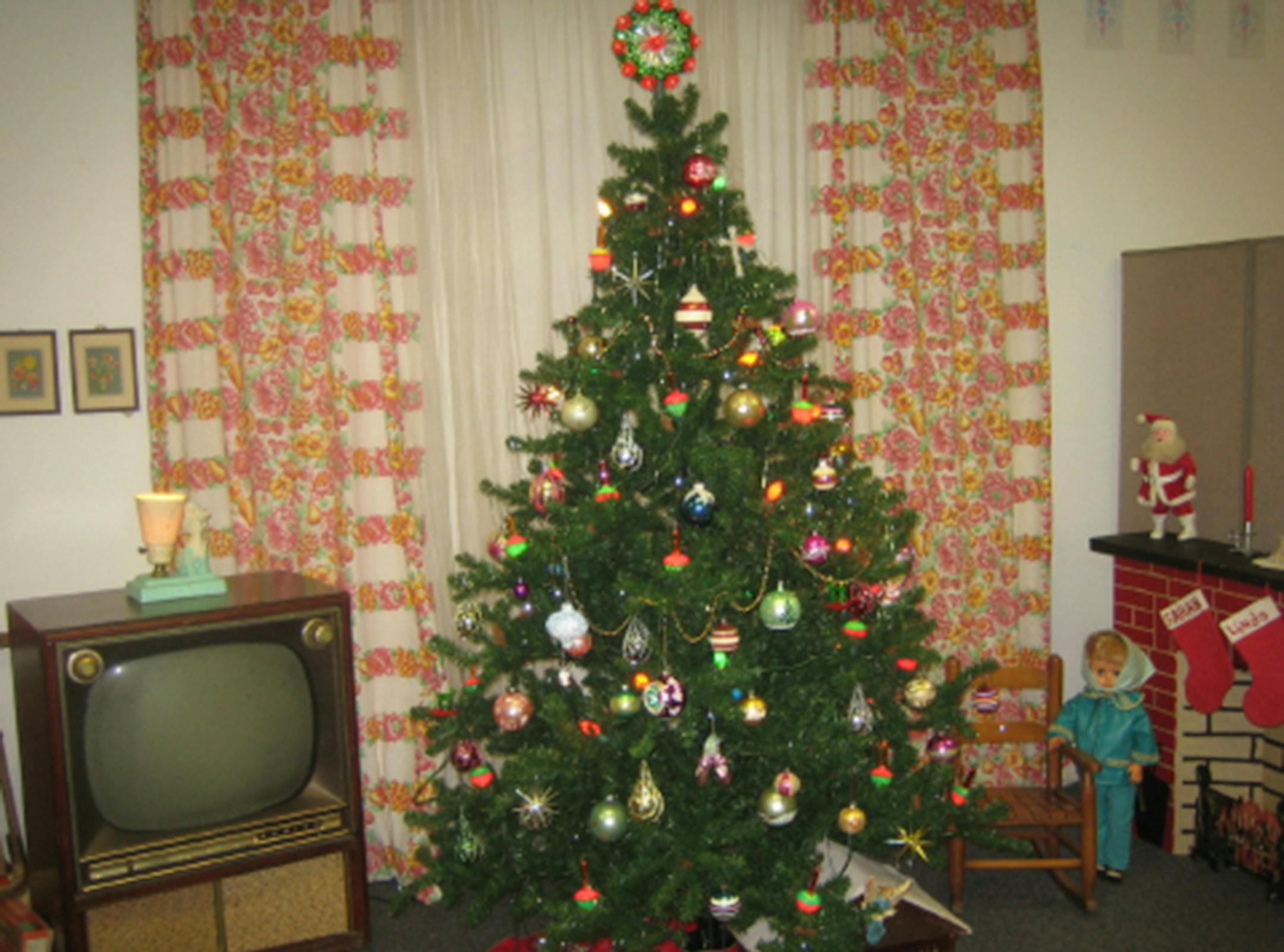 Christmas in the 1950s exhibit, Fridley Historical Society