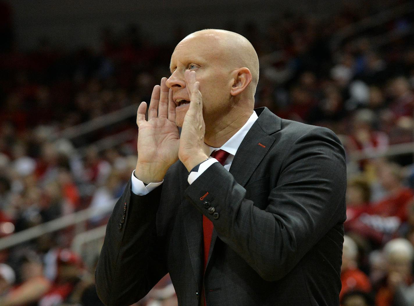 Louisville head coach Chris Mack