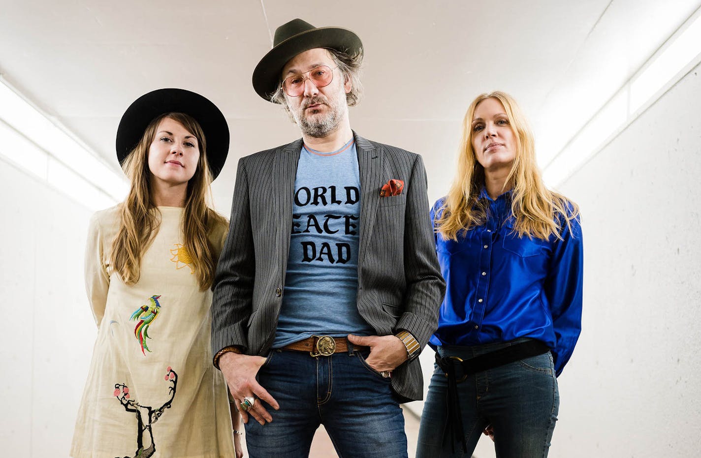 The band Turn Turn Turn: Savannah Smith, Adam Levy and Barb Brynstad.