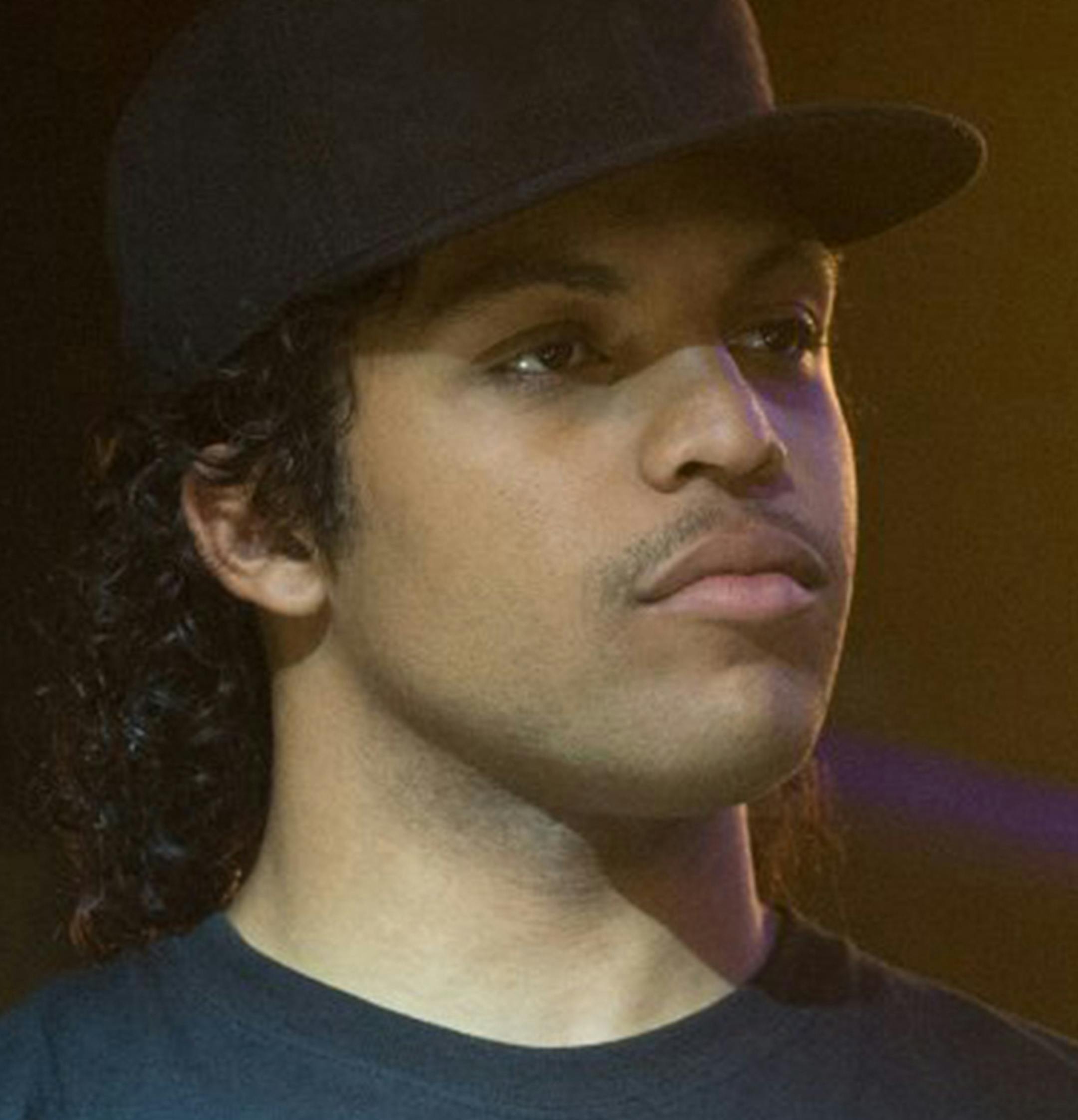 O'Shea Jackson Jr. stars as Ice Cube in "Straight Outta Compton." (Photo courtesy Universal Pictures/TNS) ORG XMIT: 1172232