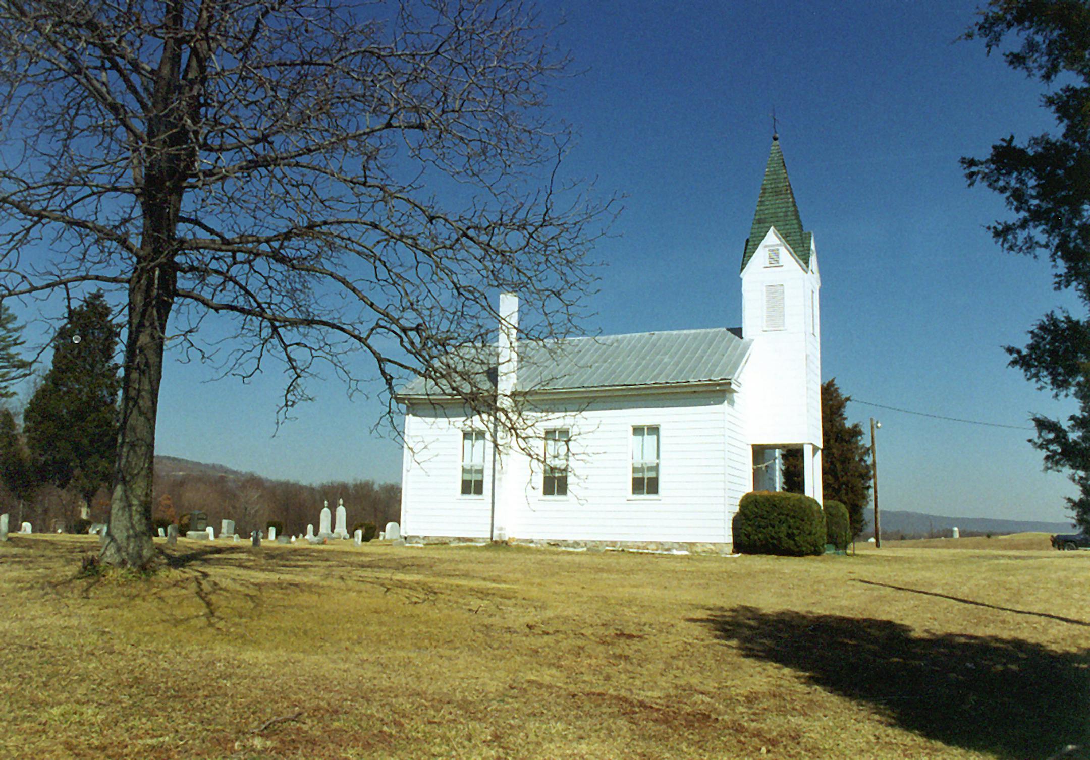 The Zion Evangelical Lutheran Church in Buck Valley, Penn., was built by the author's ancestors.