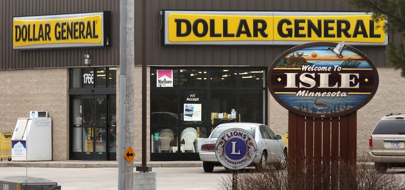 The Dollar General store in open for business in Isle.