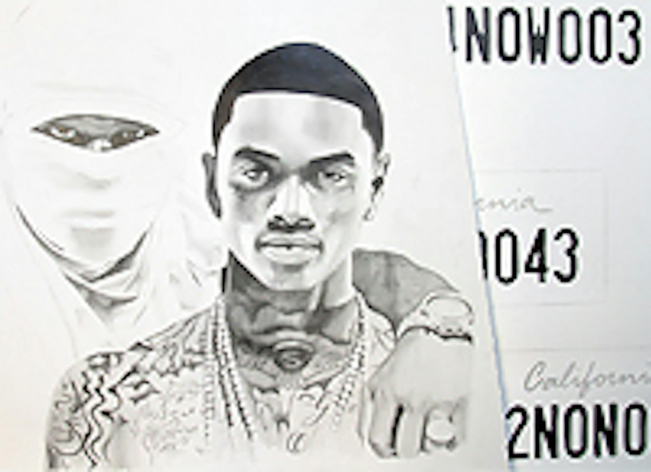 Art of 50 Cent and Soulja Boy for "Postracializationalism"