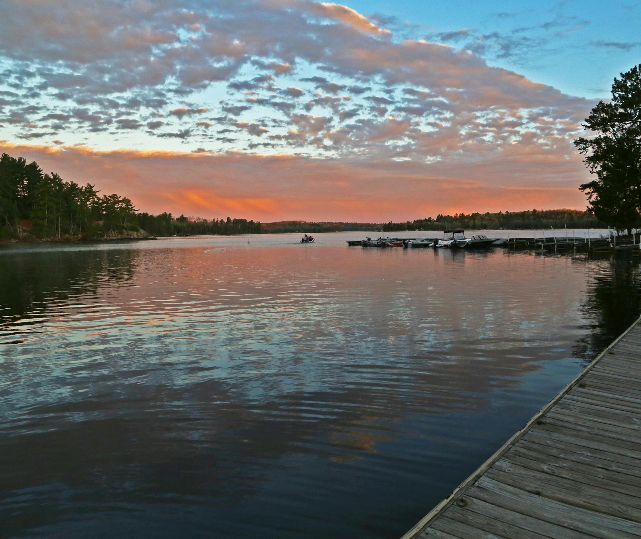 As the sun rose over Crane Lake early Saturday morning, a boat carrying two anglers eased onto the big border lake in search of walleyes on Minnesota's opening day of fishing.